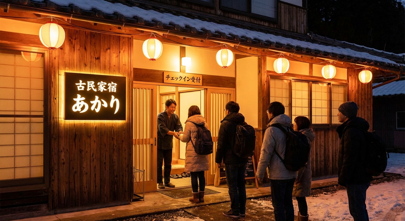 地方移住後の空き家で民泊・ゲストハウスを開業！月収50万円を実現した事例と手順 - イメージ1