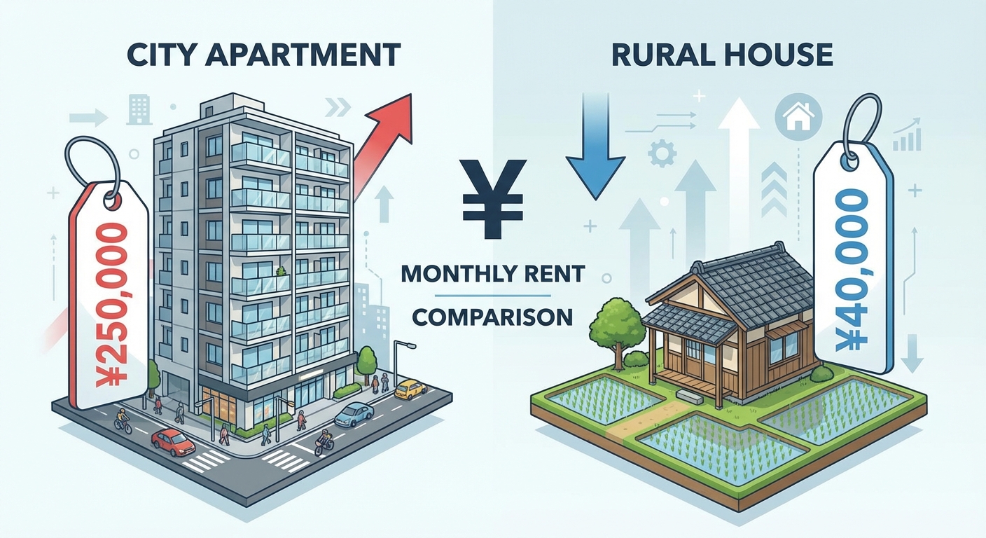 月家賃1万円以下で暮らせる!?日本にある家賃激安エリアの最新情報 - イメージ2