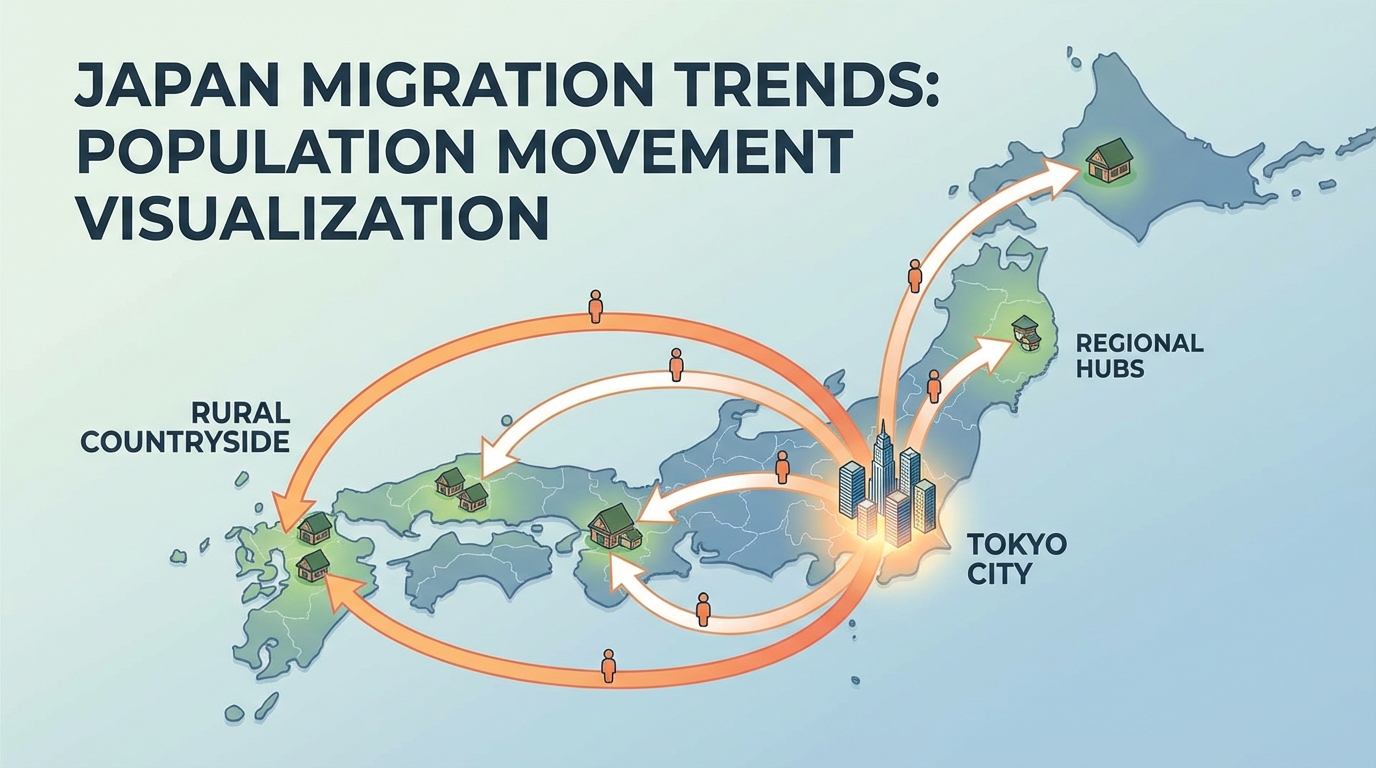 東京から出ていく人が過去最多に|2026年、地方移住ブームの実態 - イメージ1