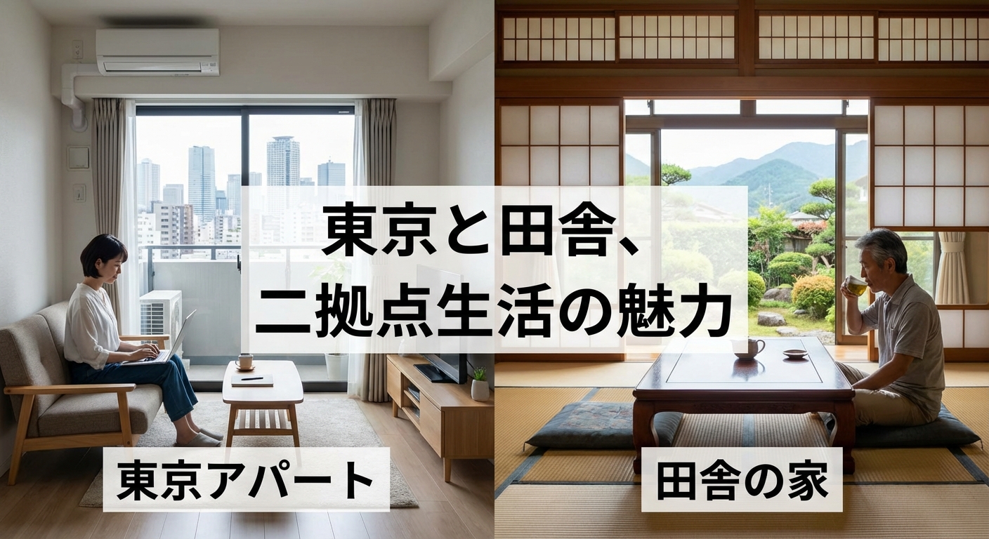 二拠点生活の始め方と費用の全貌｜東京と地方を行き来するリアルな家計を公開【2026年】 - イメージ2